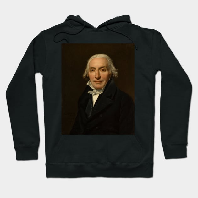 Portrait of Jean-Pierre Delahaye by Jacques-Louis David Hoodie by Classic Art Stall